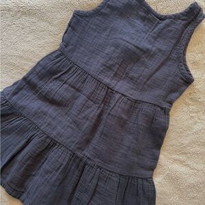 Cat & Jack Charcoal Sleeveless Kids Dress